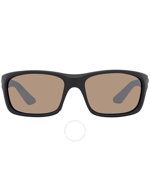 Costa Del Mar Brown Jose Pro Copper Silver Mirror Polarized Glass Sunglasses 6s9106 910603 62 for men