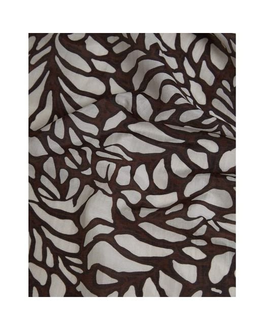 Brunello Cucinelli Multicolor Silk Cotton Scarf for men
