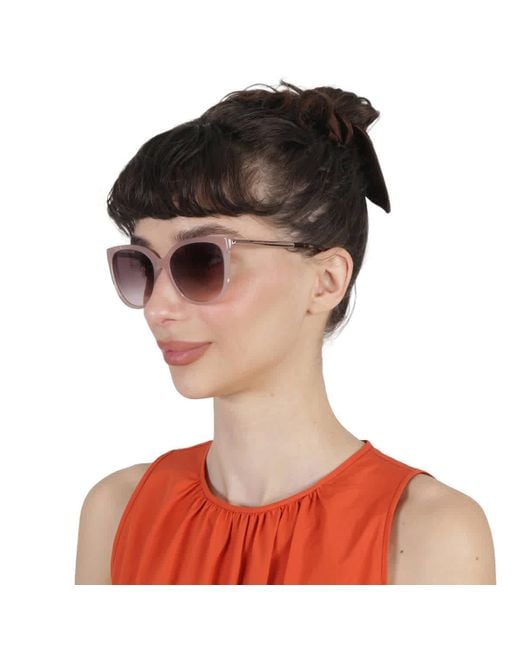Kate Spade Pink Brown Gradient Cat Eye Sunglasses Britton/g/s 035j/ha 55