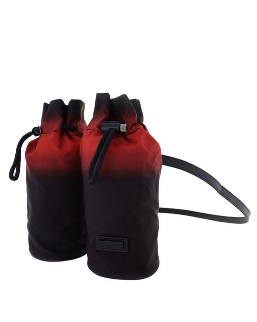 Ferragamo Red Double-Bottle Belt Bag for men