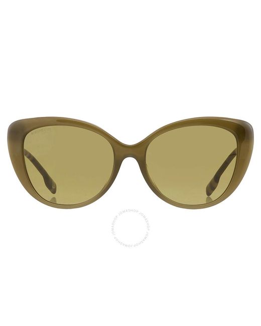 Burberry Brown Cat Eye Sunglasses Be4407f 4090/2 54
