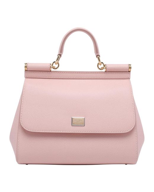 Dolce & Gabbana Pink Dolce & Gabbana Large Sicly Handbag