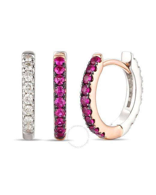 Le Vian Pink Passion Ruby Earrings Set