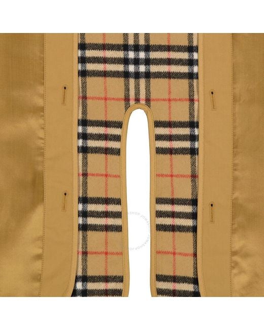 Burberry Multicolor Long Chelsea And Kensington Fit Heritage Vintage Check Wool Cashmere Warmer