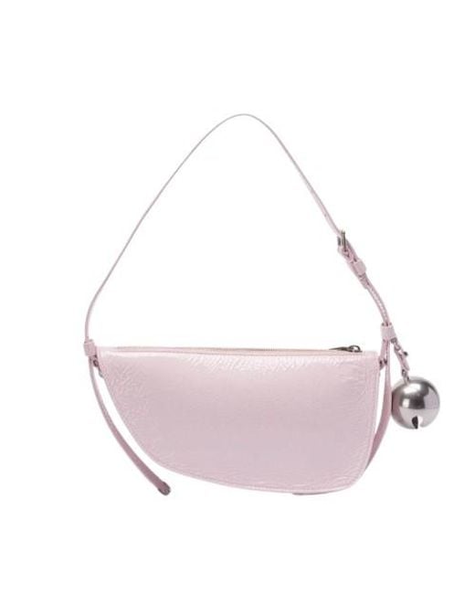 Burberry Pink Shield Sling Leather Shoulder Bag