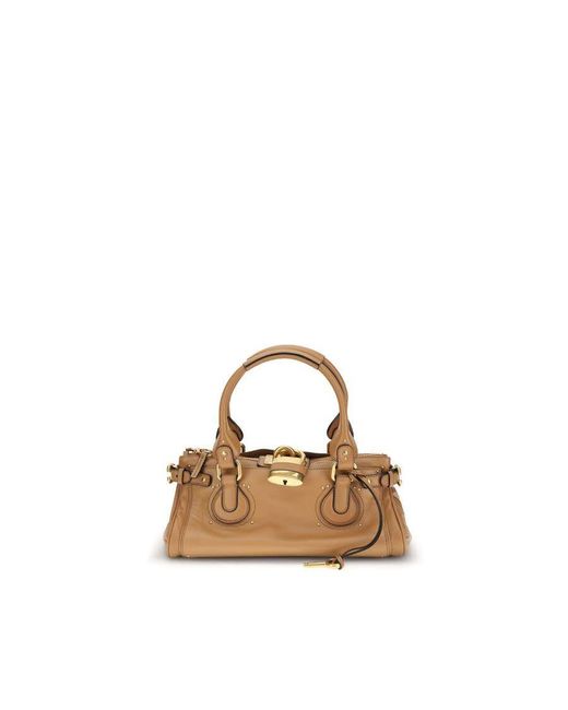 Chloé Metallic Chlo Paddington Shoulder Bag