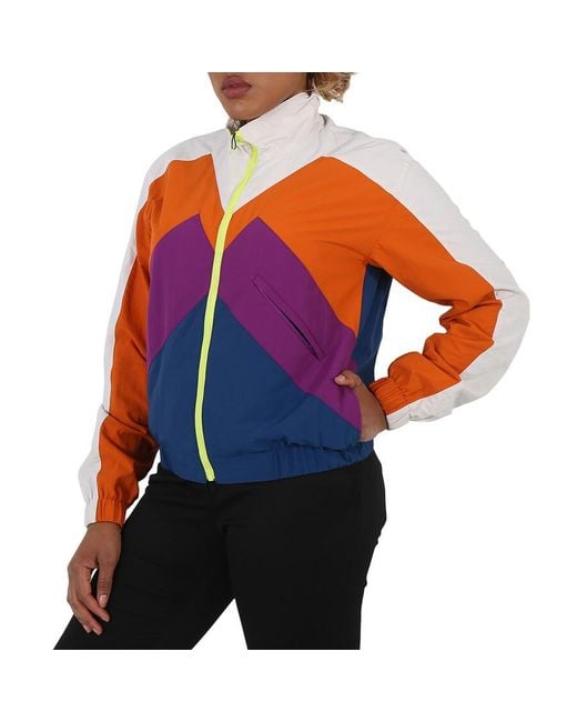 KENZO Blue Ladies Colorblock Sport Tracksuit Nylon Jacket