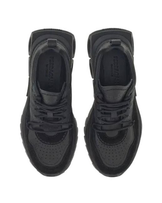 Ferragamo Black Nima Running Sneakers