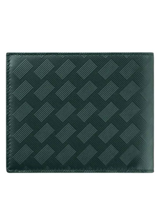 Montblanc Green Extreme 3.0 6Cc Embossed Leather Wallet for men