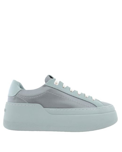 Ferragamo Blue Ferragamo Dahlia Sport Platform Sneakers, Size 7