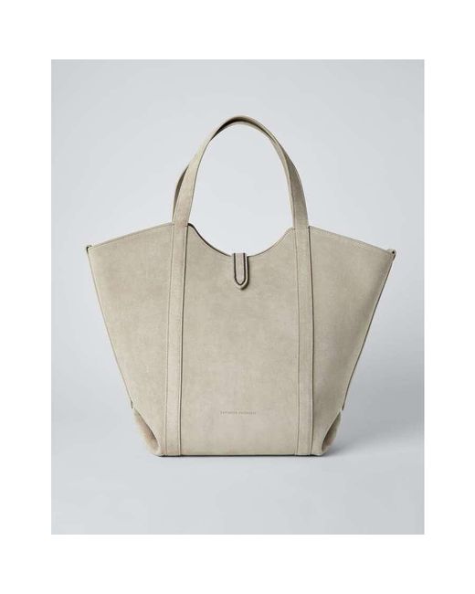 Brunello Cucinelli Multicolor Light Leather Tote