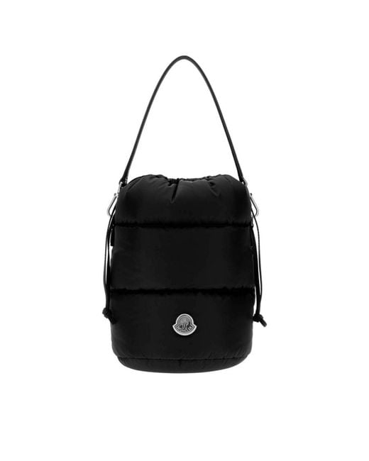 Moncler Black Nylon Caradoc Bucket Bag 999 Borse A Secchiello
