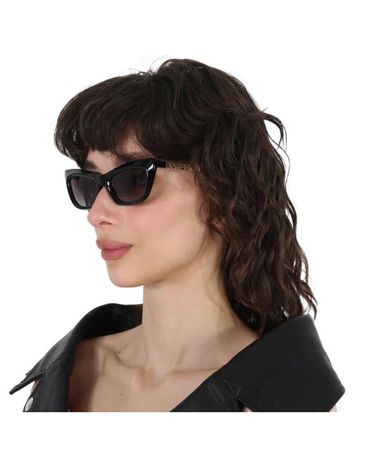 Burberry Black Grey Gradient Cat Eye Sunglasses Be4409 30018g 51