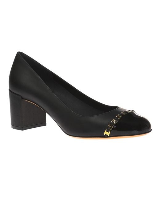 Ferragamo Black Pumps