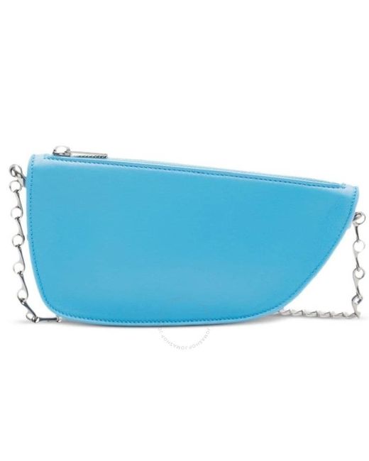 Burberry Blue Micro Shield Sling Mini Bag