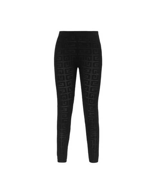 Givenchy Stretch Lace Monogram Legging_Black