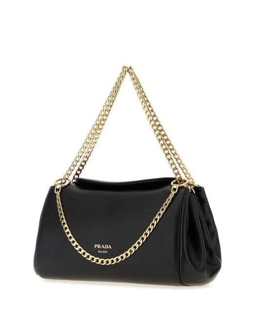 Prada Black Nappa Leather Handbag