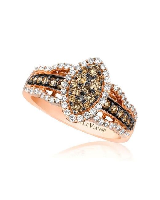 Le Vian Metallic Ladies Chocolate Diamonds Fashion Ring