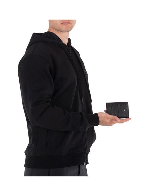 Montblanc Black Meisterstuck 4810 Mini Leather 4Cc Wallet for men