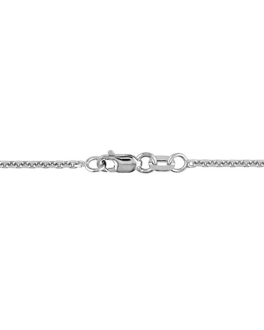 Created Forever Metallic 2 Ct Tw Lab-Grown Diamond Solitaire Bezel Set Necklace