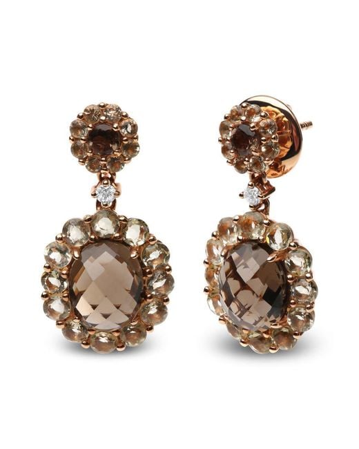 Haus of Brilliance Brown 18k Re Gold Diamond Accent