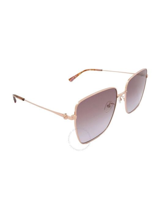 Moschino Purple Pink Gradient Square Sunglasses Mos072/g/s 0ddb/qr 59