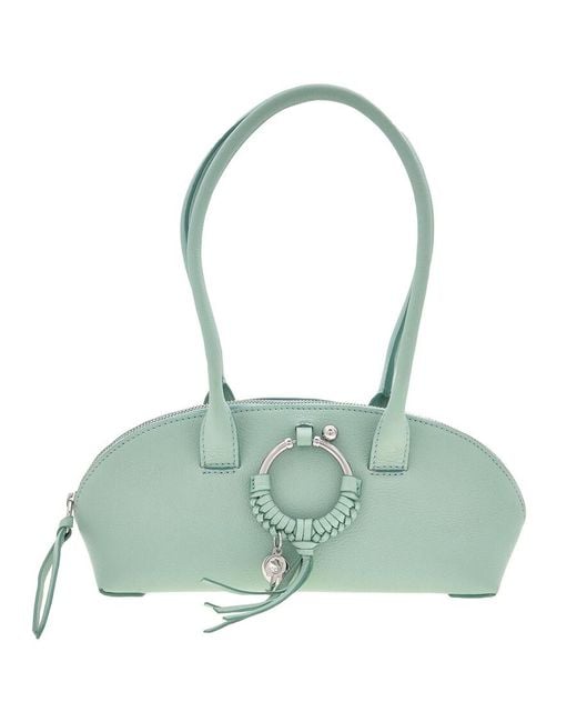 See By Chloé Green Joan Leather Shoulder Bag