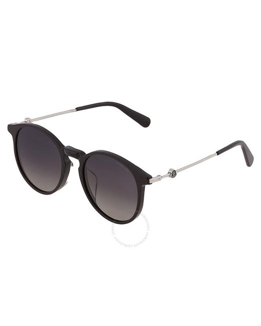 Moncler Black Polarized Smoke Phantos Sunglasses Ml0197-d 01d 53