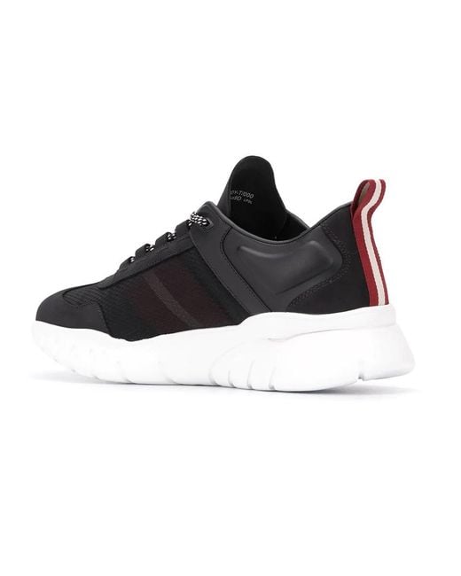 Bally Black Brody Nabuk Calf Leather Sneakers for men