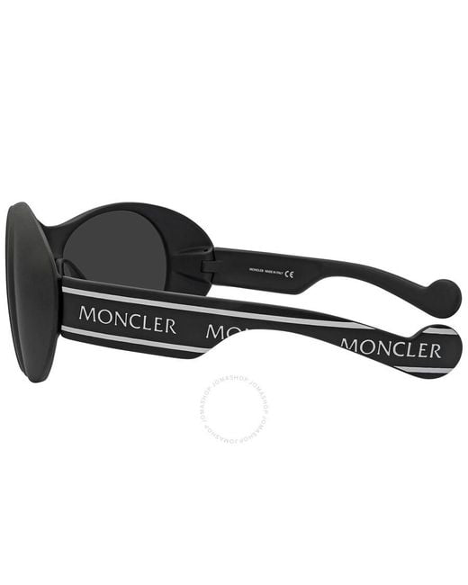 Moncler Gray Oval Sunglasses Ml0148 02a 64