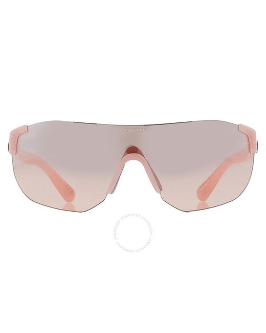 Moncler Pink Shield Sunglasses Ml0272-k 72z 00