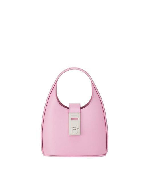Ferragamo Pink Hobo Mini Bag