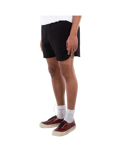 Burberry Black Morden Ekd Jacquard Shorts for men