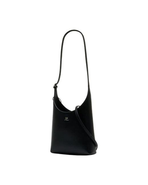 Courreges Black Melt Shoulder Bag