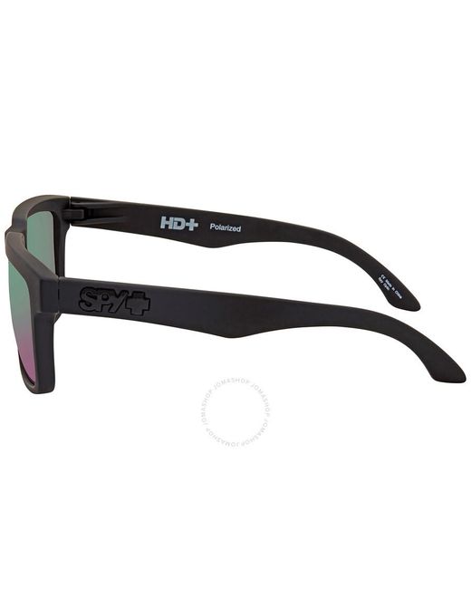 Spy Blue Helm Hd Plus Bronze With Green Spectra Square Sunglasses 673015374861