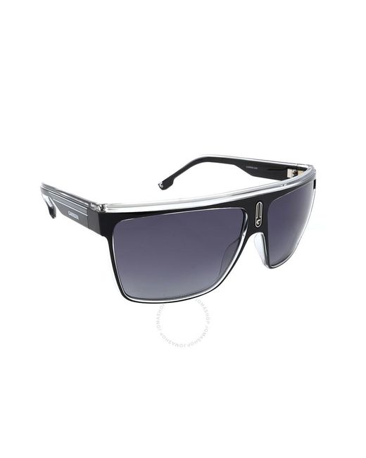 Carrera Blue Grey Shaded Browline Sunglasses 22/n 080s/9o 63 for men