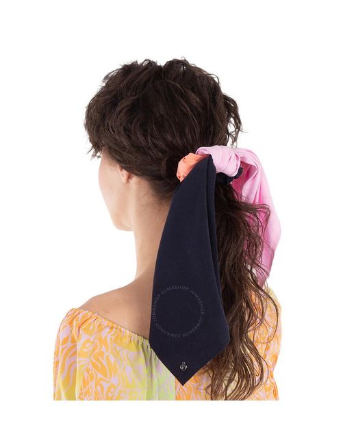 Maison Michel Blue Birdy Hair Tie