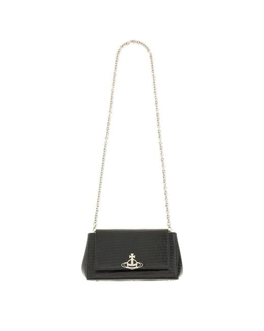 Vivienne Westwood Black Hazel Medium Bag