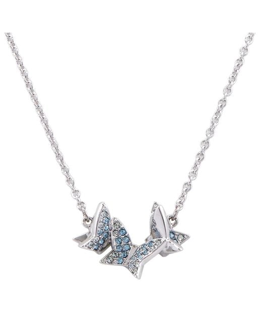 Swarovski Metallic Idyllia Lilia Butterfly Necklace