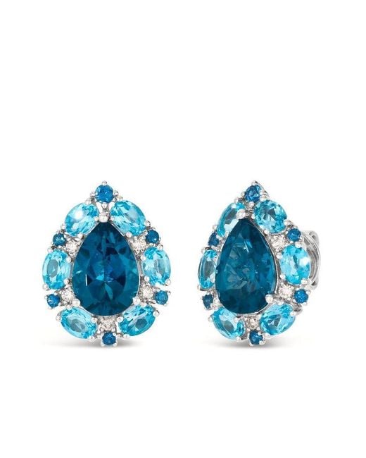 Le Vian Blue Ladies Semi Precious Earrings Set