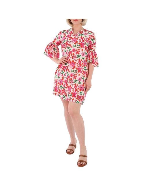 Essentiel Antwerp Red Essentiel Ladies Sleeved Shirt Dress, Brand Size 34 (Us