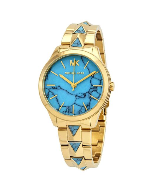 Michael Kors Runway Mercer Turquoise 