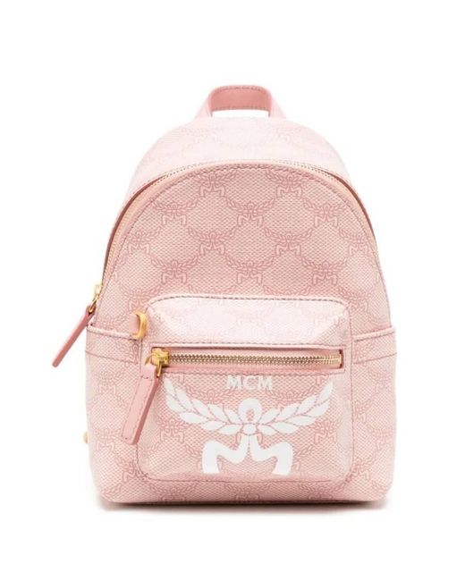 MCM Pink Stark Bebe Boo Backpack