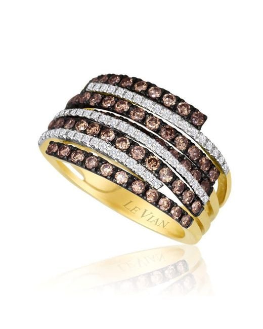 Le Vian Metallic Ladies Chocolate Diamond Rings Set