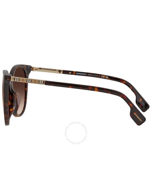 Burberry Alice Brown Gradient Cat Eye Sunglasses Be4333f 300213 55