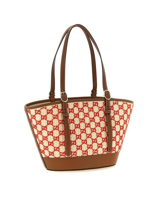 Gucci Red Gg Monogram Canvas Shoulder Bag for men