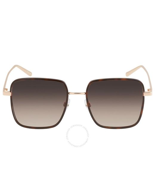 Marc Jacobs Brown Gradient Square Sunglasses