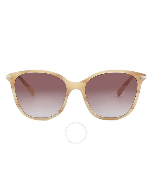 Longchamp Brown Gradient Square Sunglasses Lo660s 264 54