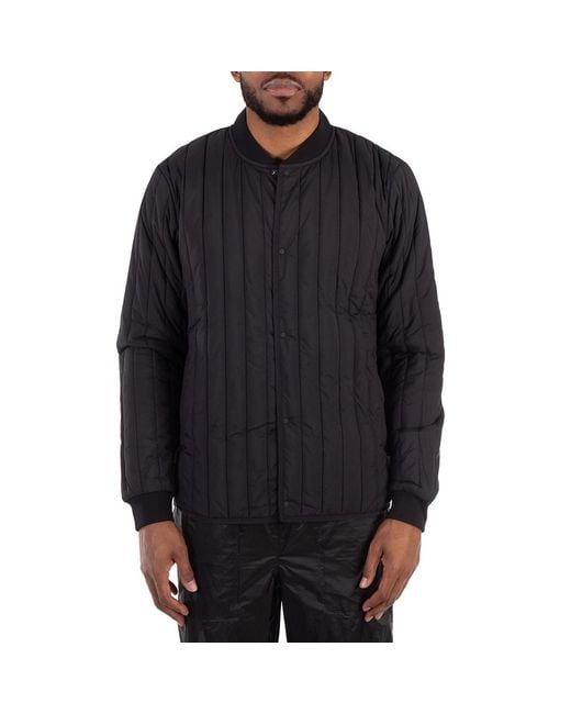 Rains Black Banja Liner Bomber Jacket for men