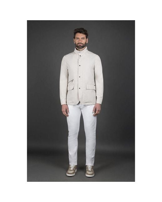 Moorer Black Ivory Casual Lightweight Jacket for men